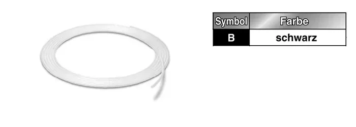 SMC TPH0806B-100 Tuyau en polyoléfine SMC, noir
