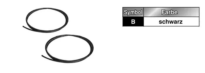 SMC TS1209B-100 Tuyau en nylon souple SMC, noir