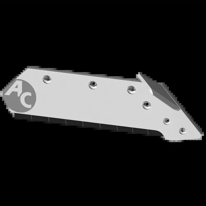Soc de charrue carbure droit type Kuhn 14″ à aileron carbure 580884
