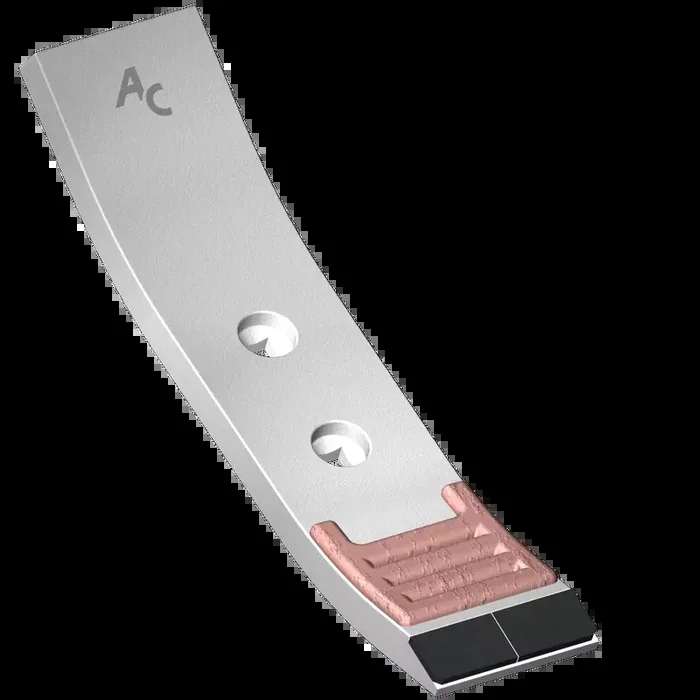 Soc de déchaumeur carbure 370*80*20 mm type Bourbonnais