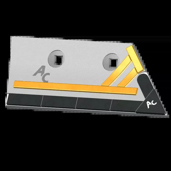 Soc de rasette carbure droite type Demblon entre axe 80 mm 472