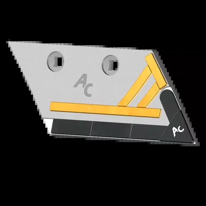 Soc de rasette carbure droite type Kverneland entre axe 70 mm 56873