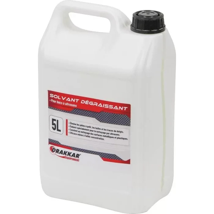 Solvant degraissant Drakkar pour bacs a ultrasons bidon de 5L