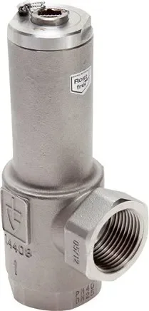 Soupape de décharge G 3/4&Prime;, 0,5 – 2,5 bar, acier inoxydable