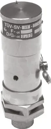 Soupape de sécurité TÜV G 2&Prime; (DN35), 5,00 bar, 1.4571