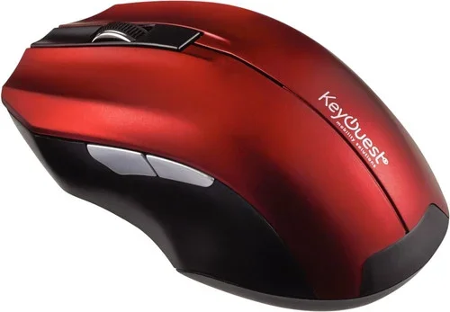 Souris optique Office Keyouest sans fil rouge