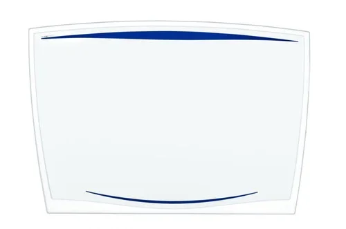 Sous main Cep Ice Blue polypropylène avec rabat translucide 65,6 x 44,8 cm
