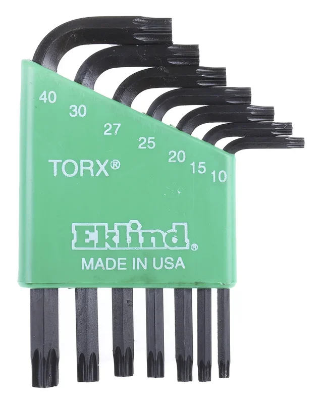 Star Key Set RS PRO, 7 pièces T10 ; T15 ; T20 ; T25 ; T27 ; T30 ; T40
