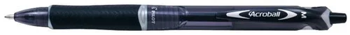 Stylo Acroball rétractable clip plastique noir