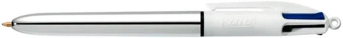 Stylo bille Bic 4 Colours Shine silver