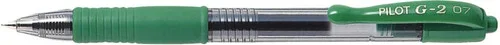 Stylo bille rétractable G-2 vert