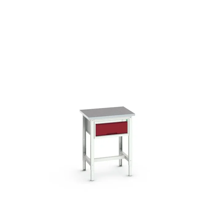 Support de travail réglable Bott, Larg. 700mm x Haut. 930mm x Prof. 600mm, charge max. 200kg
