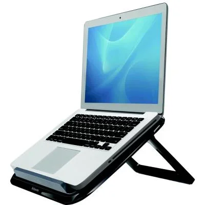 Support ordinateur portable Fellowes Quick Lift – Noir