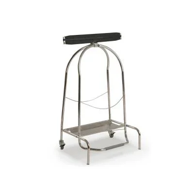 Support-sac mobile à pédale avec clapet – 110 litres