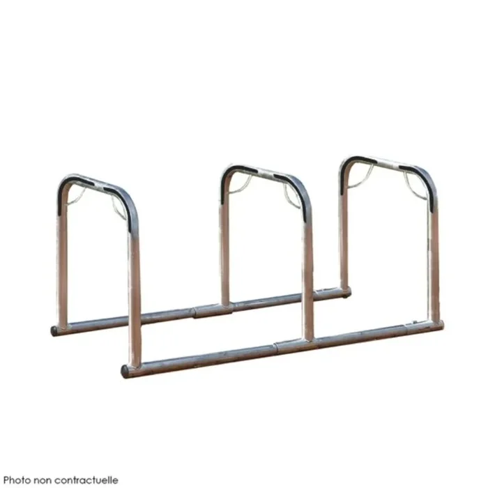 Support vélos en ligne 3 arceaux – MOTTEZ – B882C3