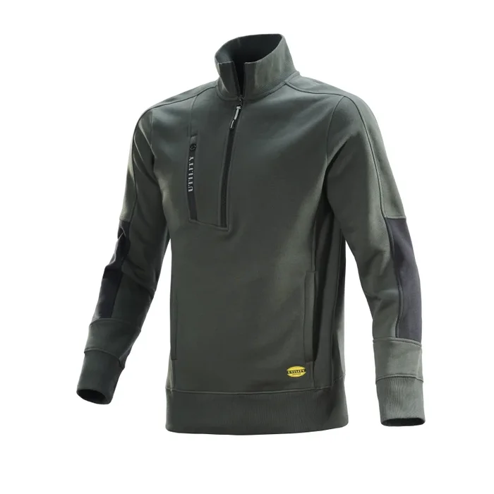 Sweat-shirt FZ Litework Vert Thym Diadora Utility taille M