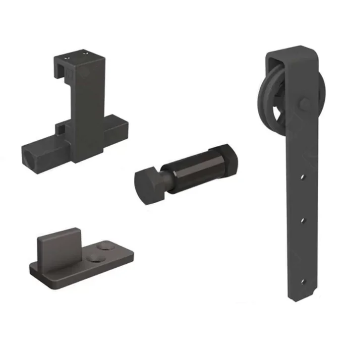 Systeme coulissant droit sur fer plat ROCDESIGN