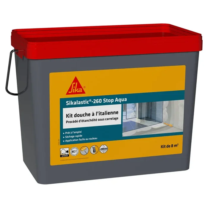 SYSTÈME D’ETANCHEITE SEAU DE 7KG DE SIKALASTIC-260 STOP AQUA – SIKA – 705802