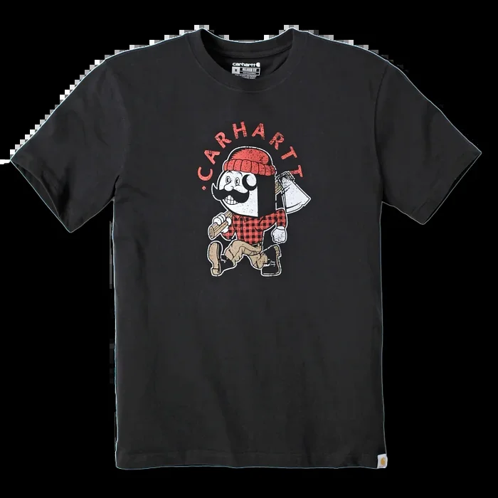 T-shirt homme Carhatt Lumerjack noir