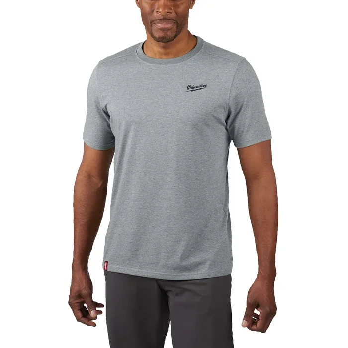 T-SHIRT HYBRID MANCHES-COURTES GRIS XL. – Blister MILWAUKEE EPI – 4932492971