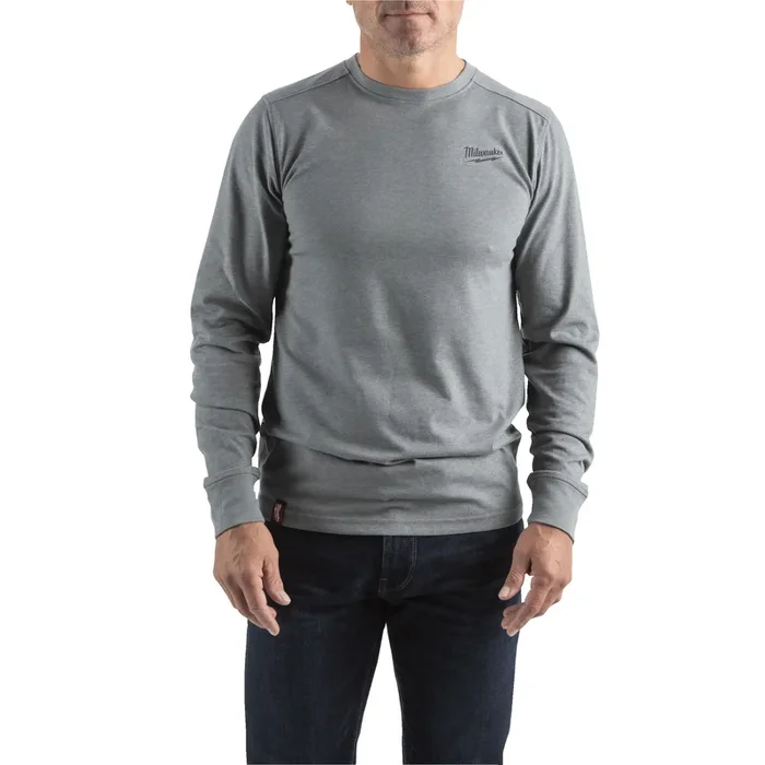 T-SHIRT HYBRID MANCHES-LONGUES GRIS L. – Blister MILWAUKEE EPI – 4932492990