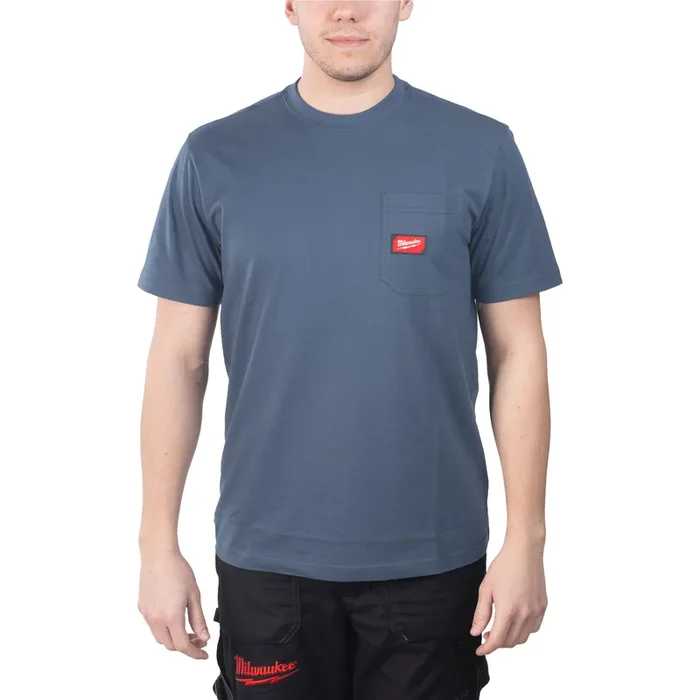 T-SHIRT TRAVAIL MANCHES-COURTES VERT S. – Blister MILWAUKEE EPI – 4932493018