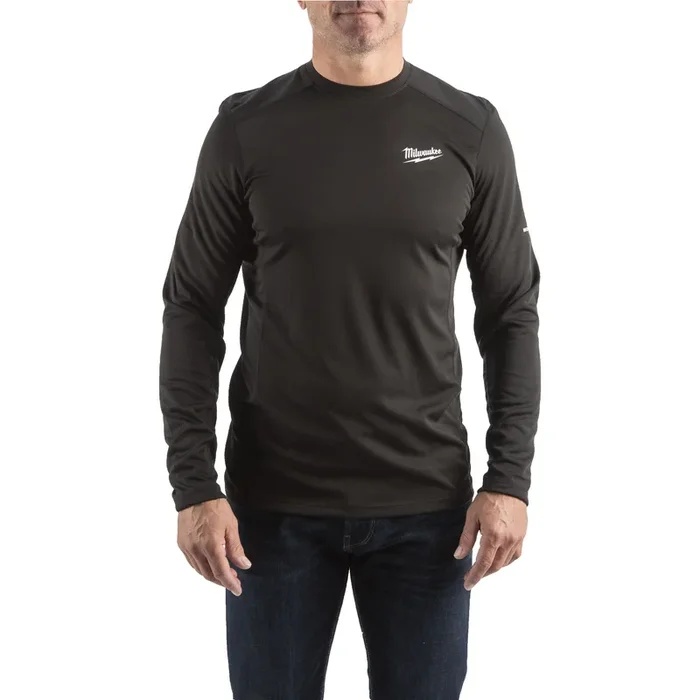 T-SHIRT WORKSKIN MANCHES-LONG NOIR XL. – Blister MILWAUKEE EPI – 4932493081