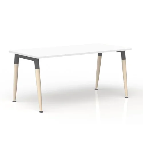 Table de bureau rectangulaire – Arche métallique Gris anthracite