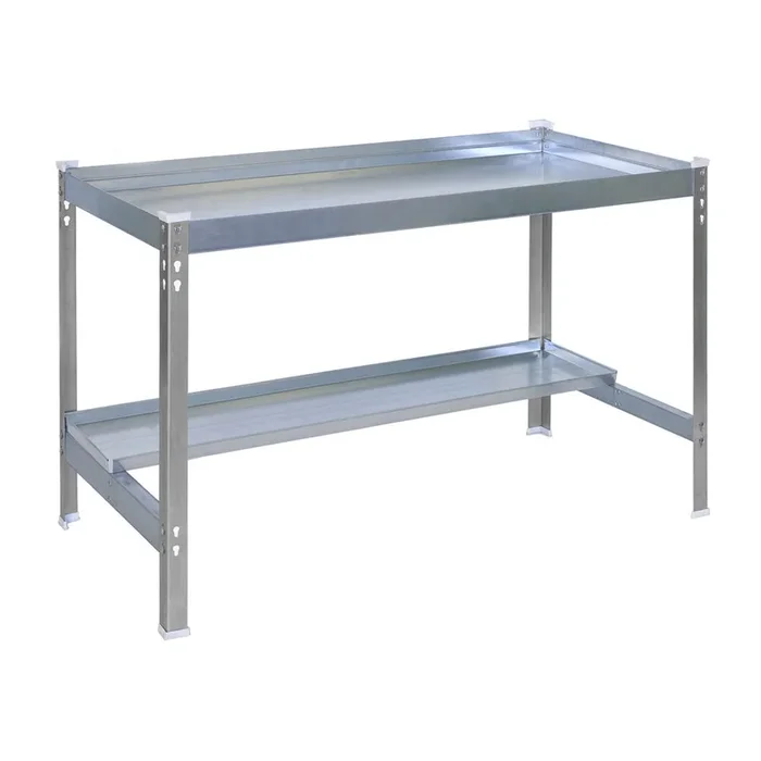 Table de jardin – 840x1200x600 – 2 niveaux Gris – SIMON RACK – 8435104988718