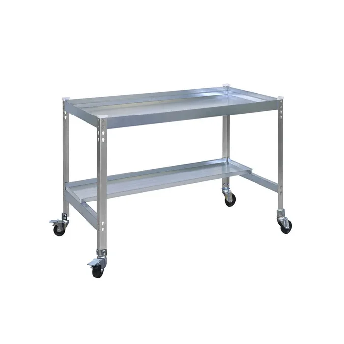 Table de jardin – 875x1200x600 – 2 niveaux Gris – SIMON RACK – 8435104988800
