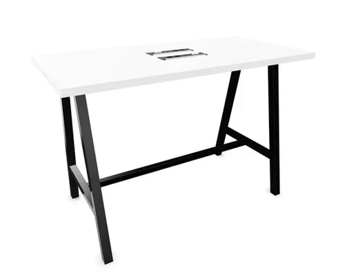 Table haute ALTO – Piétement noir