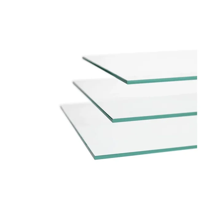 Tablette en verre pour vitrine