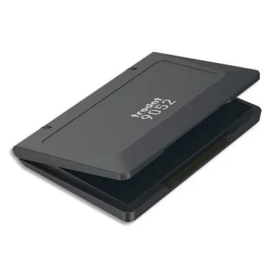 Tampon encreur écologique Trodat – pour timbre à encrage séparé – 11×7 cm – noir