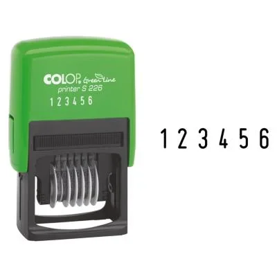 Tampon numéroteur Colop Printer Green Line S 226