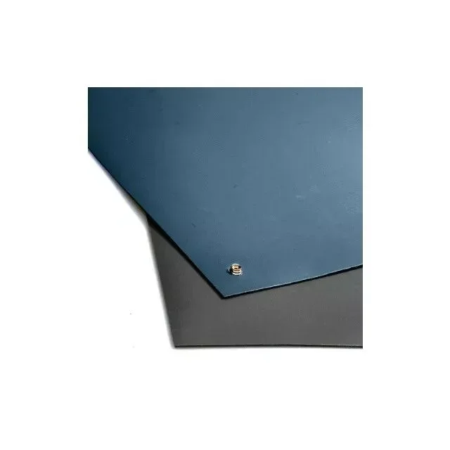 Tapis d&rsquo;etabli antistatique 60x100cm avec kit de mise a la terre