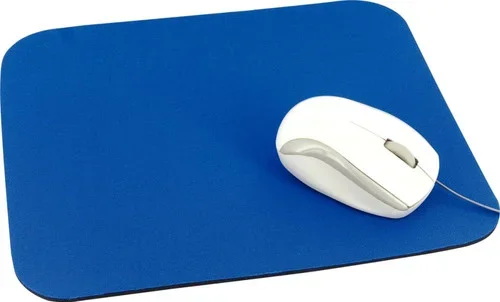Tapis de souris en tissu bleu