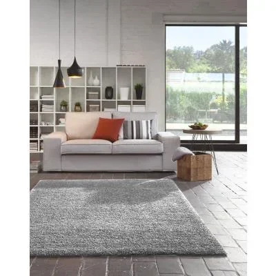 Tapis déco Paperflow Dolce – intérieur – 100% polypropylène – 160 x 230 cm – gris