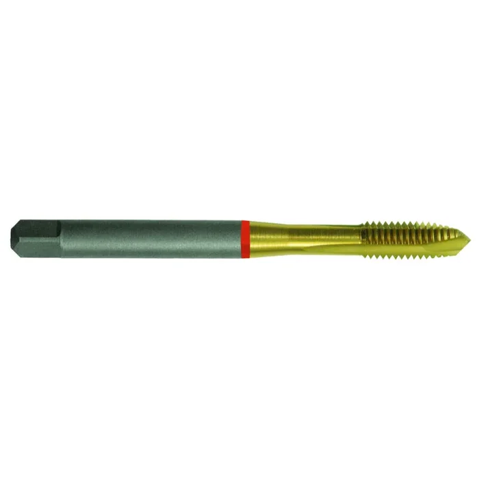 Taraud machine Flashcut HSS-E5 -Revêtu TiN -UNC UNF -DIN 371/376 -Forme B -2B -Conicité arrière / Ø: 1/4″ X 28 TIVOLY – 962ST2100140280