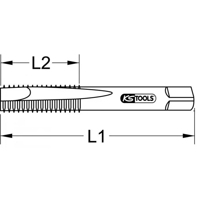 Taraud machine HSS Co , M3 x 0,5 KSTOOLS – 3310223