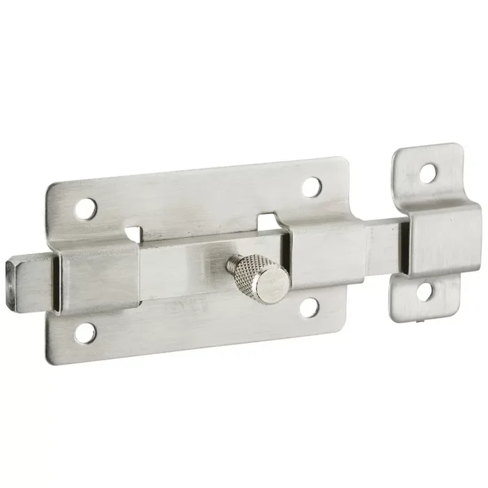 Targette inox pene plat Thirard 75 mm