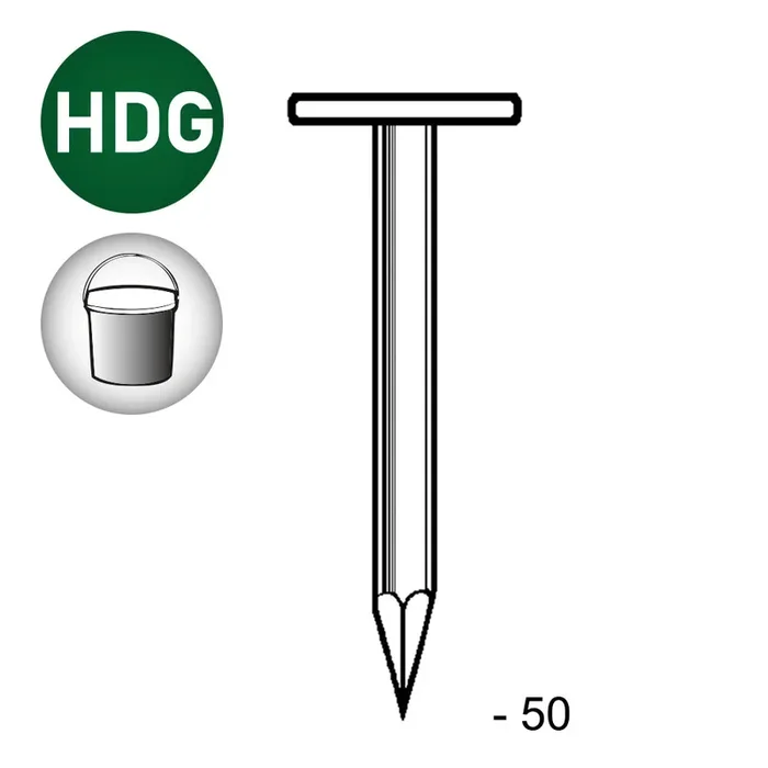 TEL LISSE HDG 2,8X50 EN SEAU DE 5 KG – ASLAFIX – TL280505S