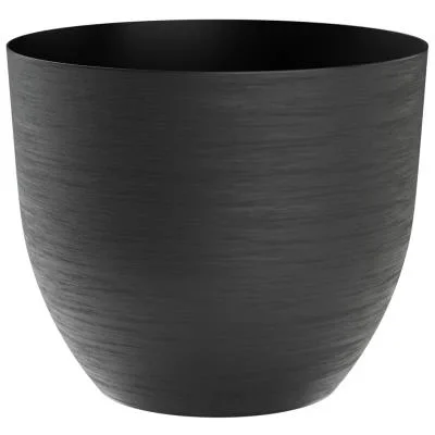 tera Pot de fleurs &lsquo;Over&rsquo;, diamètre: 380 mm, black