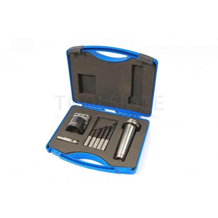 Tête d’alésage HBM 50 mm MC4 avec 5 burins HBM et Flycutter