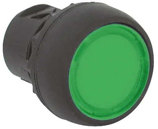 Tête de bouton poussoir Allen Bradley, 800F Vert, Ø découpe 22mm, Momentané