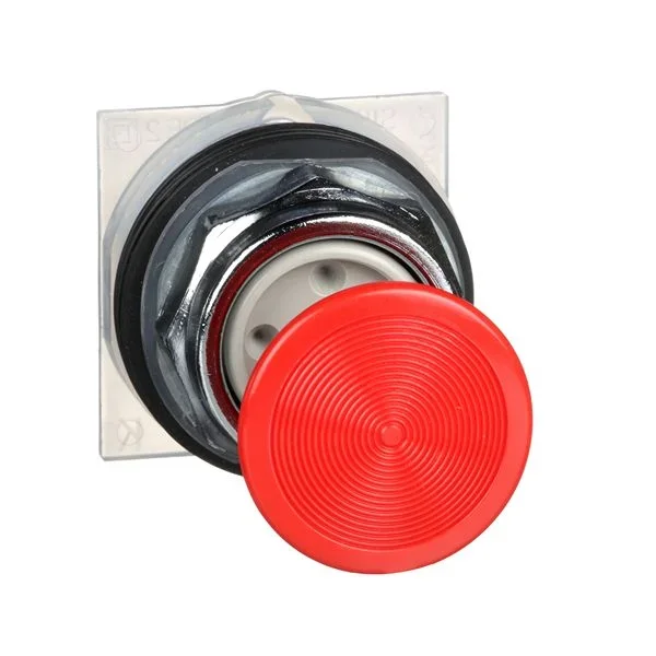 Tête de bouton poussoir Schneider Electric, Harmony Rouge, Ø découpe 30mm, Retour par ressort