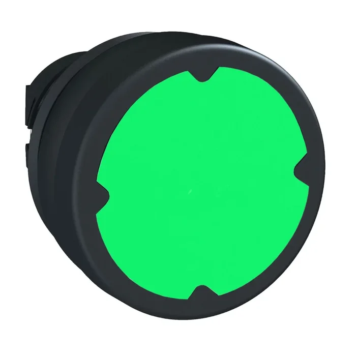Tête de bouton poussoir Schneider Electric, ZB5 Vert, Ø découpe 22mm, Retour par ressort