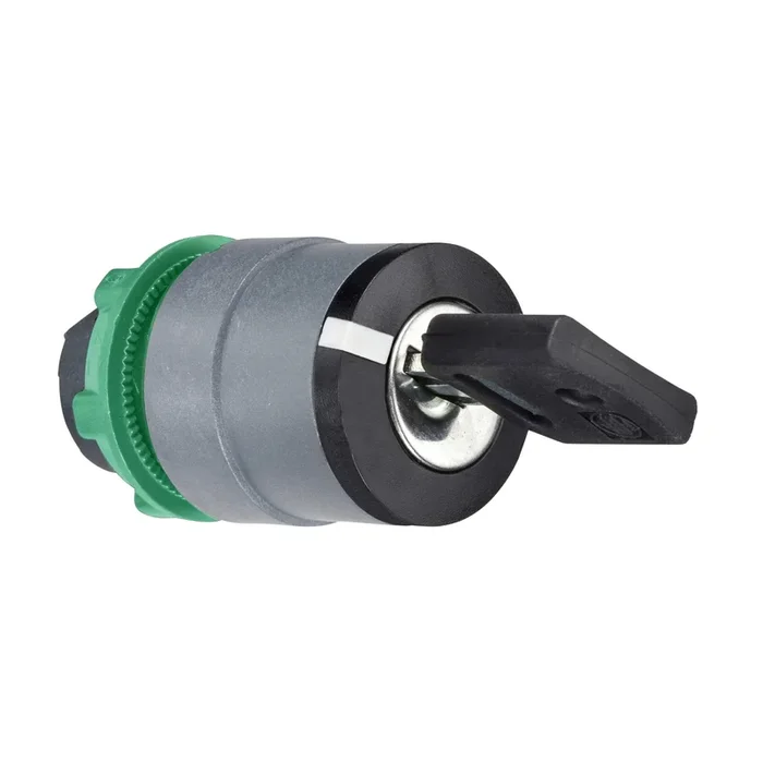 Tête de commutateur à clé Schneider Electric série Harmony XB5 2 positions, A accrochage