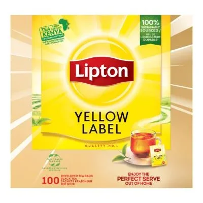 Thé Lipton Yellow en boite de 100