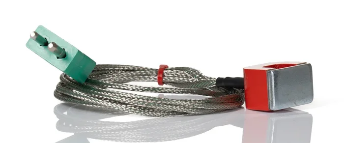 Thermocouple magnétique « fer à cheval » RS PRO type K, L 2m, +250°C max à Fiche mâle standard