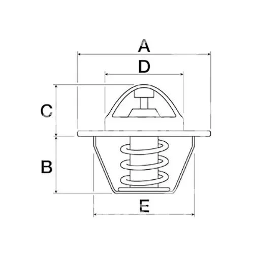 Thermostat adaptable Case IH